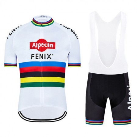 Tenue Maillot + Cuissard à Bretelles 2020 Alpecin-Fenix N003